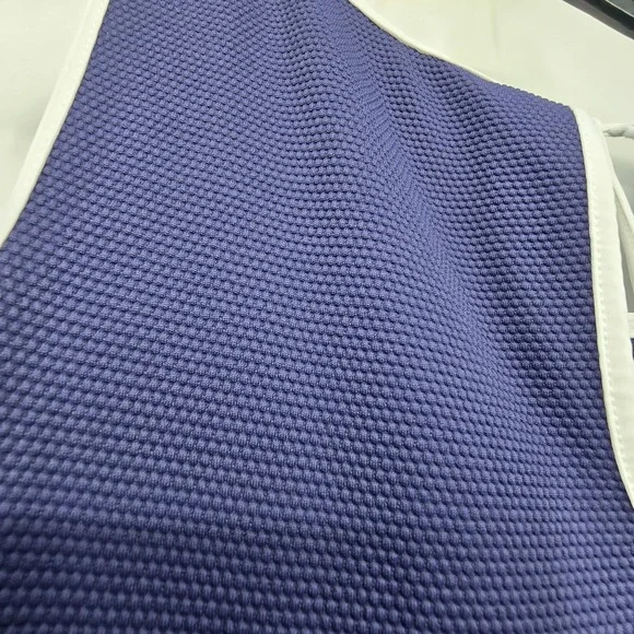 Tommy Bahama Island Cays Cabana flounce Dress Women's XL Navy Beach Coverup EUC - Picture 10 of 11